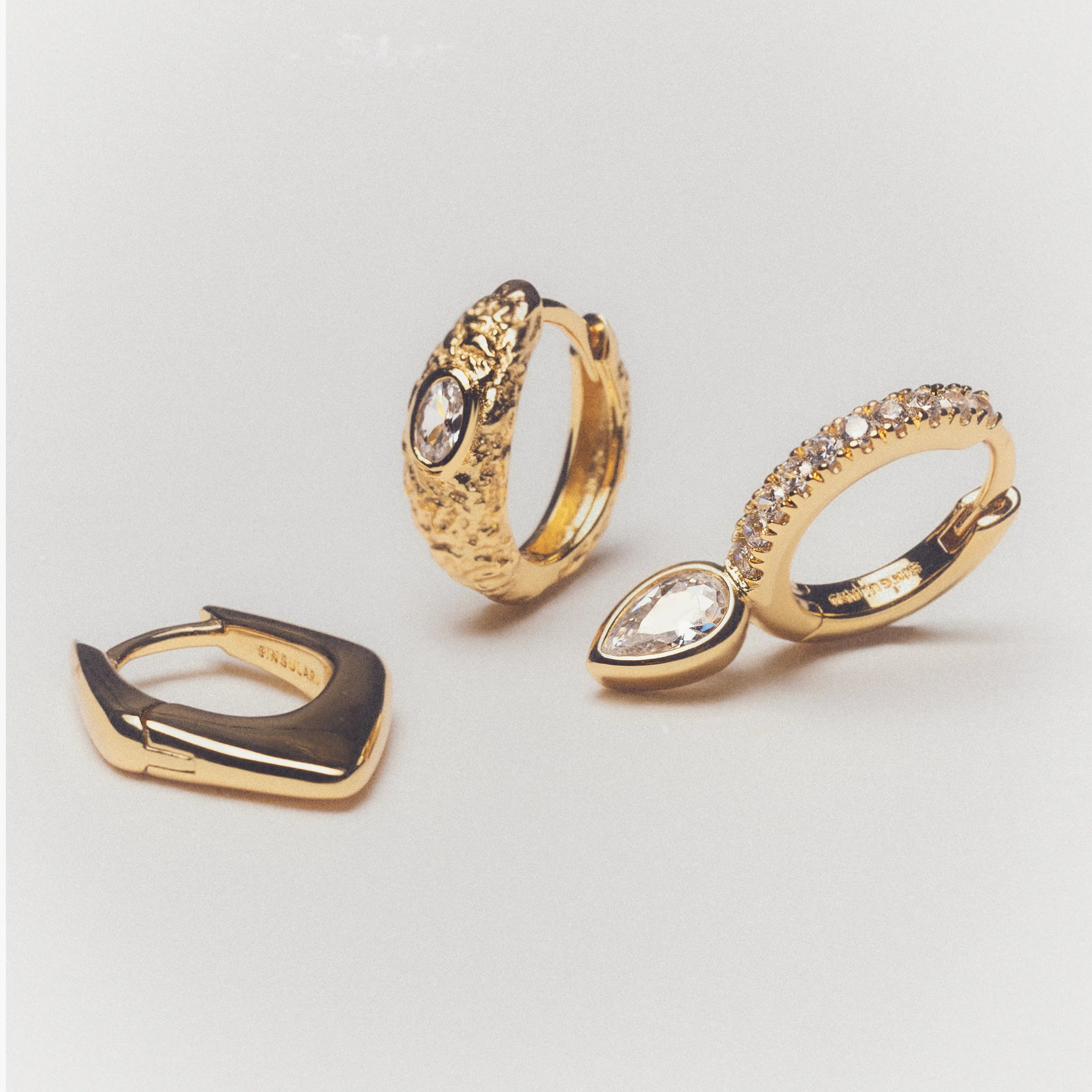 Orecchino Point Placcato Oro