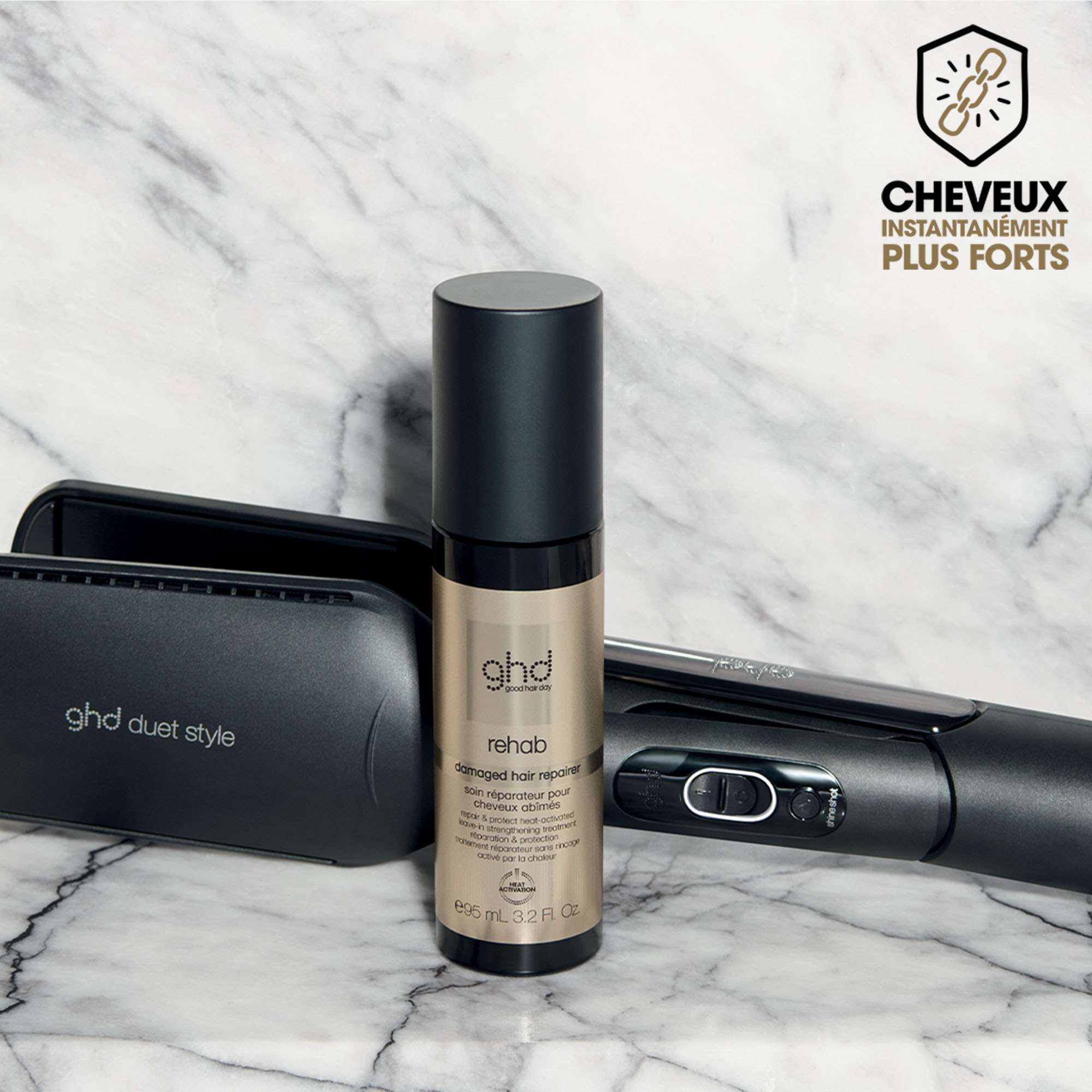 ghd rehab - soin réparateur pour cheveux abîmés