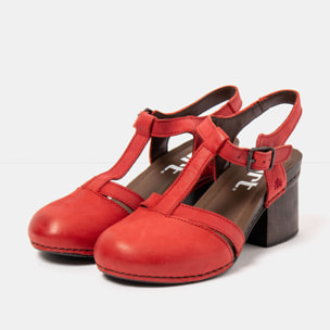 Sandalias con tacón 1874 ROMA RED/ I WISH color Red