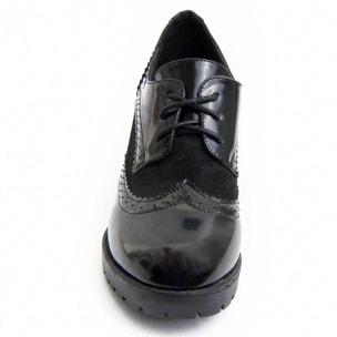 Zapato De Tacón - Negro - Altura: 7 Cm