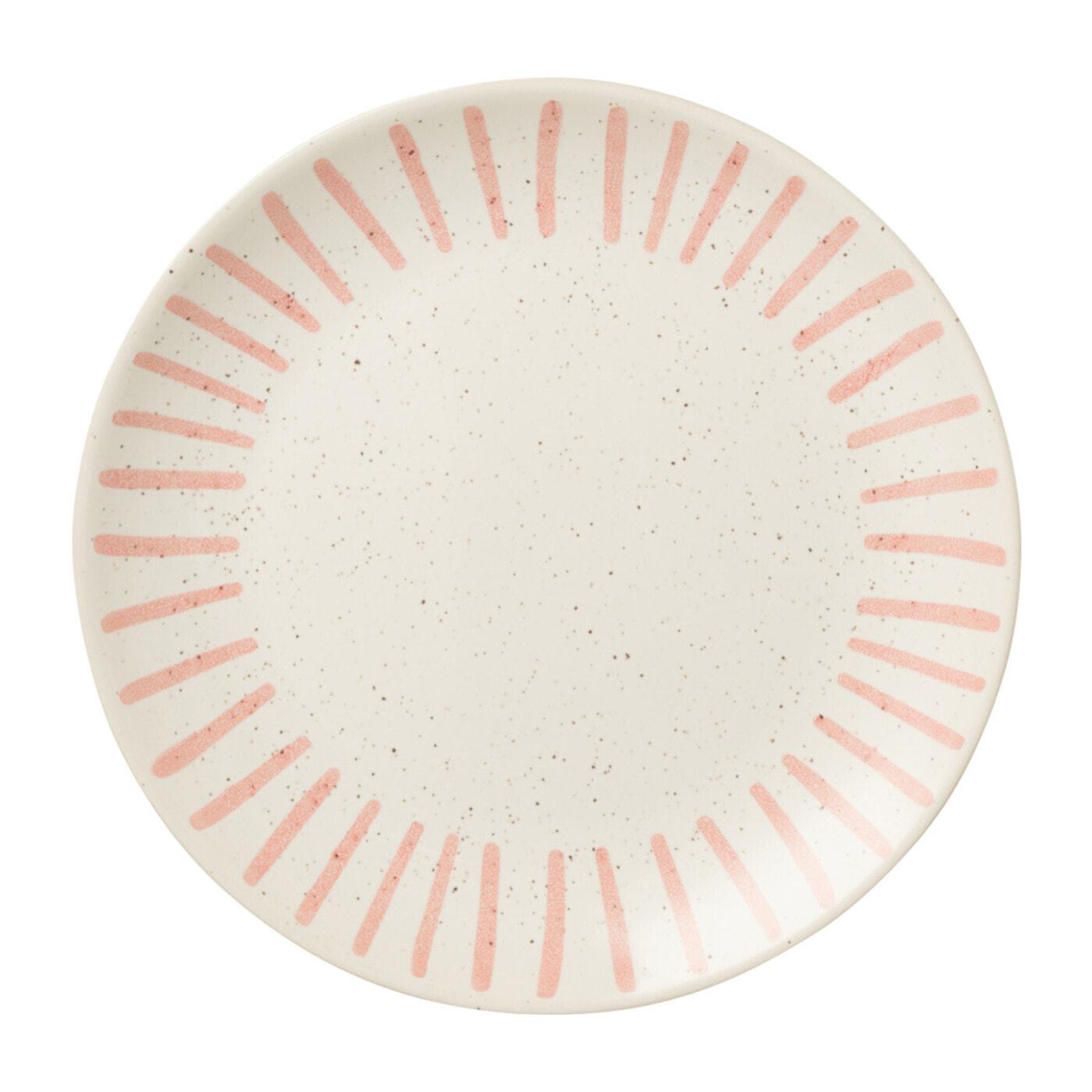 J-Line assiette Ligne - porcelaine - rose - small  - 4 pcs