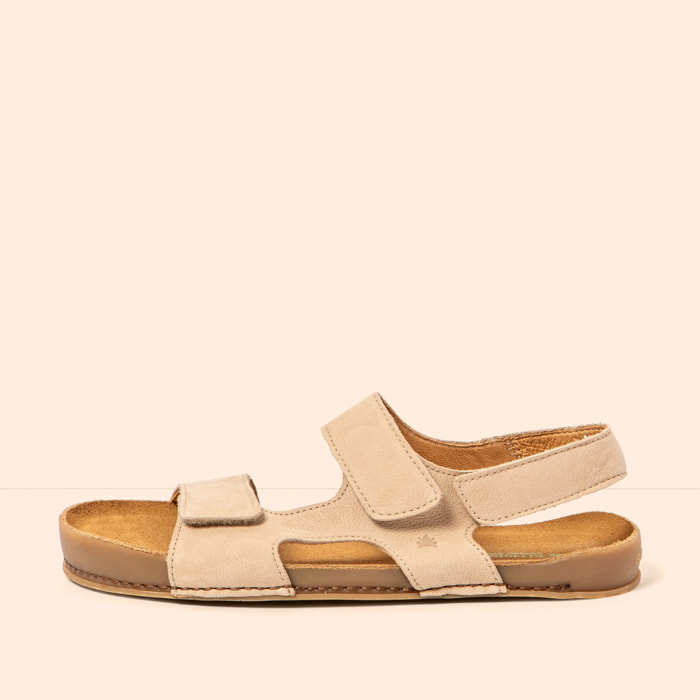 Sandalias N6003 NOBUCK CREAM / HORIZON color Cream