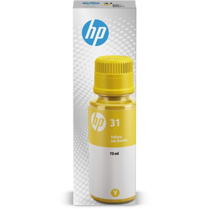 Cartouche d'encre HP Bouteille 31 Jaune