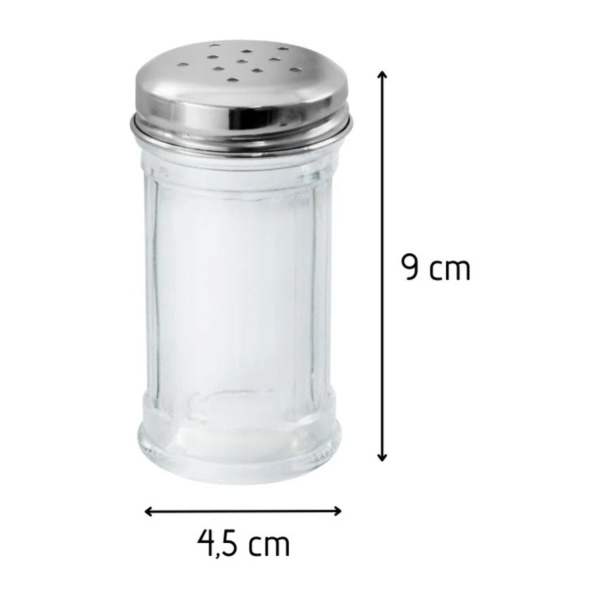 Set de 2 ustensiles de cuisine saupoudreuse en verre Fackelmann Basic