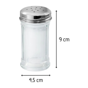 Set de 2 ustensiles de cuisine saupoudreuse en verre Fackelmann Basic