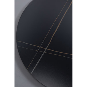 Plateau de table Invitation rond grès noir 120cm Kare Design
