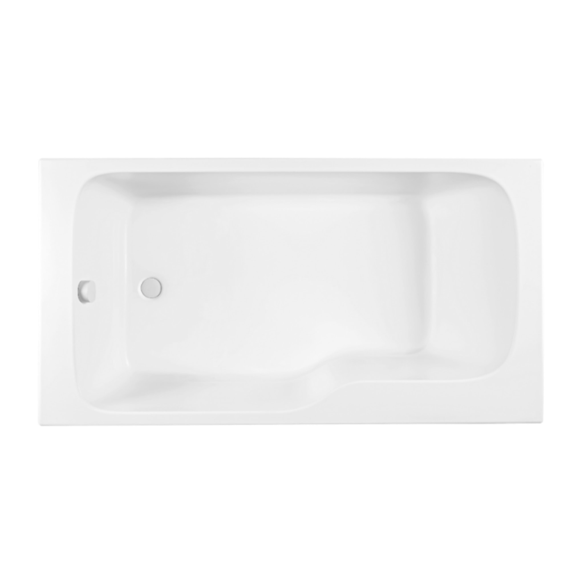 Baignoire bain douche Malice blanc brillant
