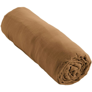 Drap housse - bonnet:30cm - 100% gaze de coton