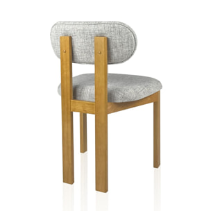 Tomasucci Ensemble de 2 chaises tripodes en bois