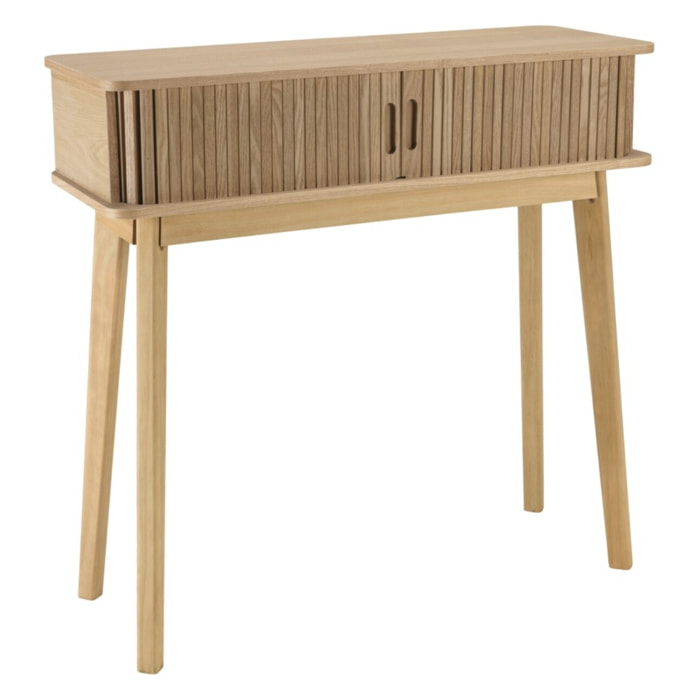 AGATHE - Console 80x30cm en bois couleur naturelle
