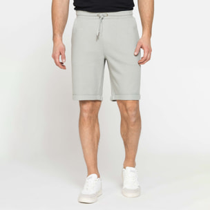 BERMUDA JOGGER TAILORED DA UOMO IN PIQUET