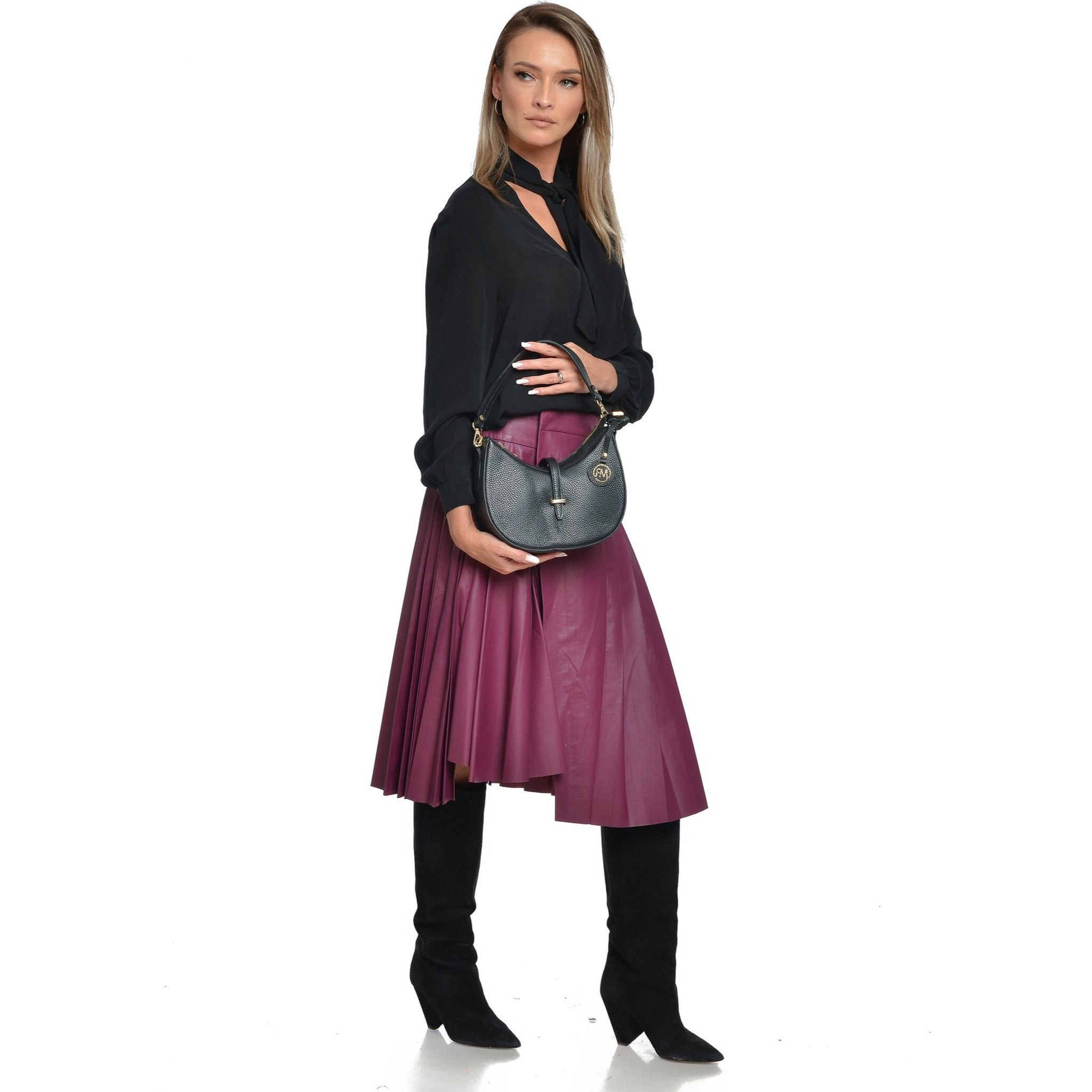 Borsa a spalla Roberta M Nero