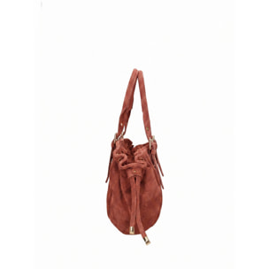 Borsa a mano da donna Made in Italy - Modello Lumena Lux - 100% pelle - 20.0 x 21.0 x 33.0 cm