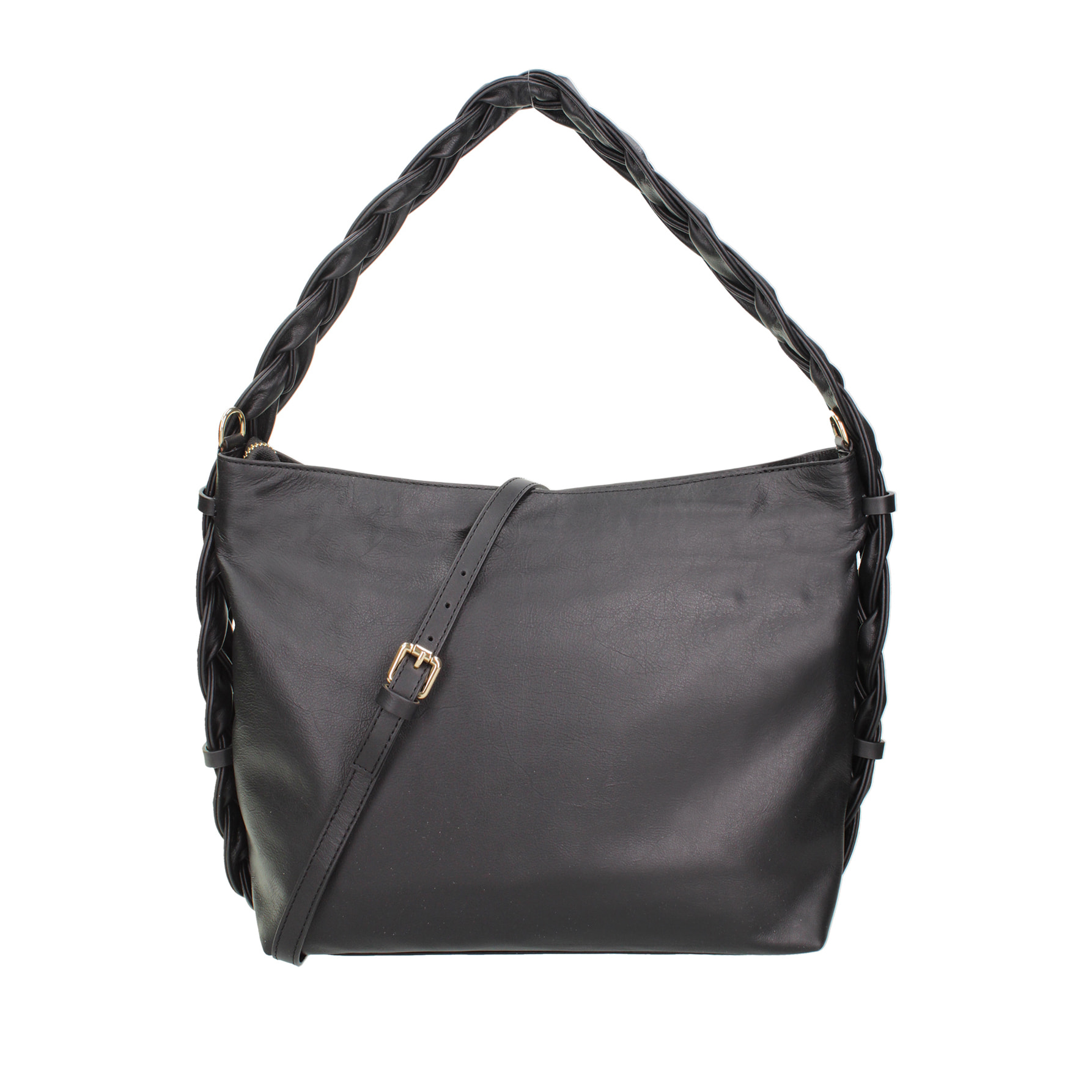 Borsa a spalla da donna In Vera pelle Made in Italy 31x26x12 cm