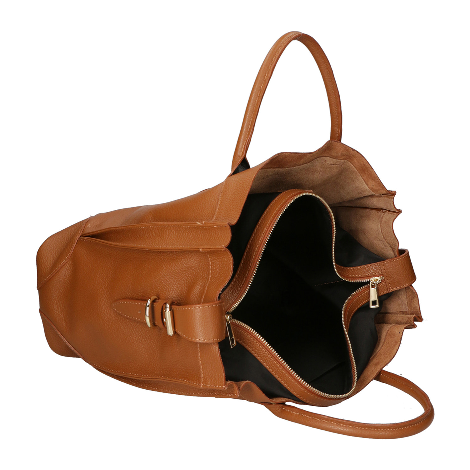 Borsa a mano da Donna Doralice in Vera Pelle Made in Italy 31x38x17 cm