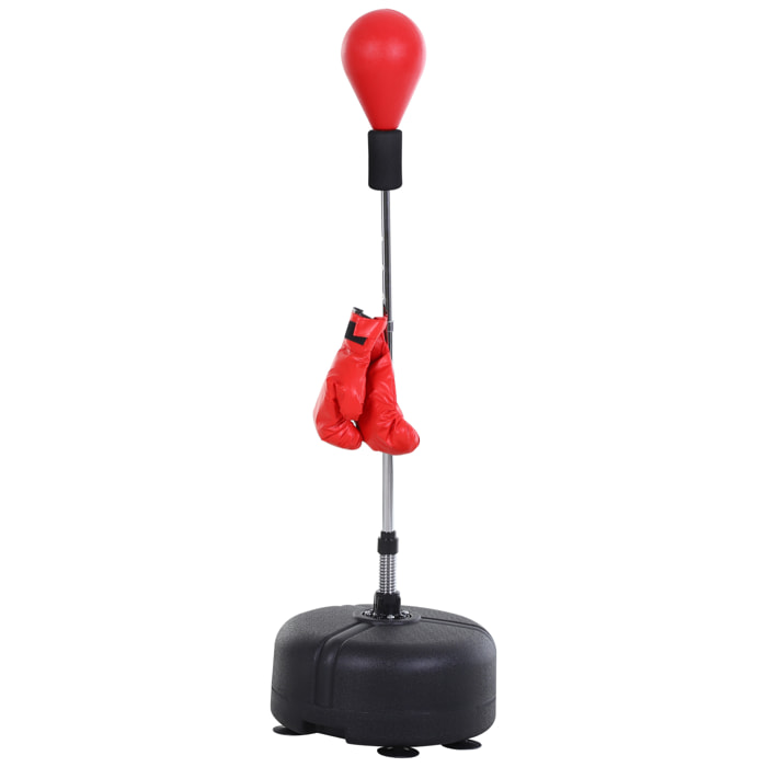 Pera de Boxeo con Soporte Acero PU PE ÃƒÂÂ¤48x136-154 cm Rojo