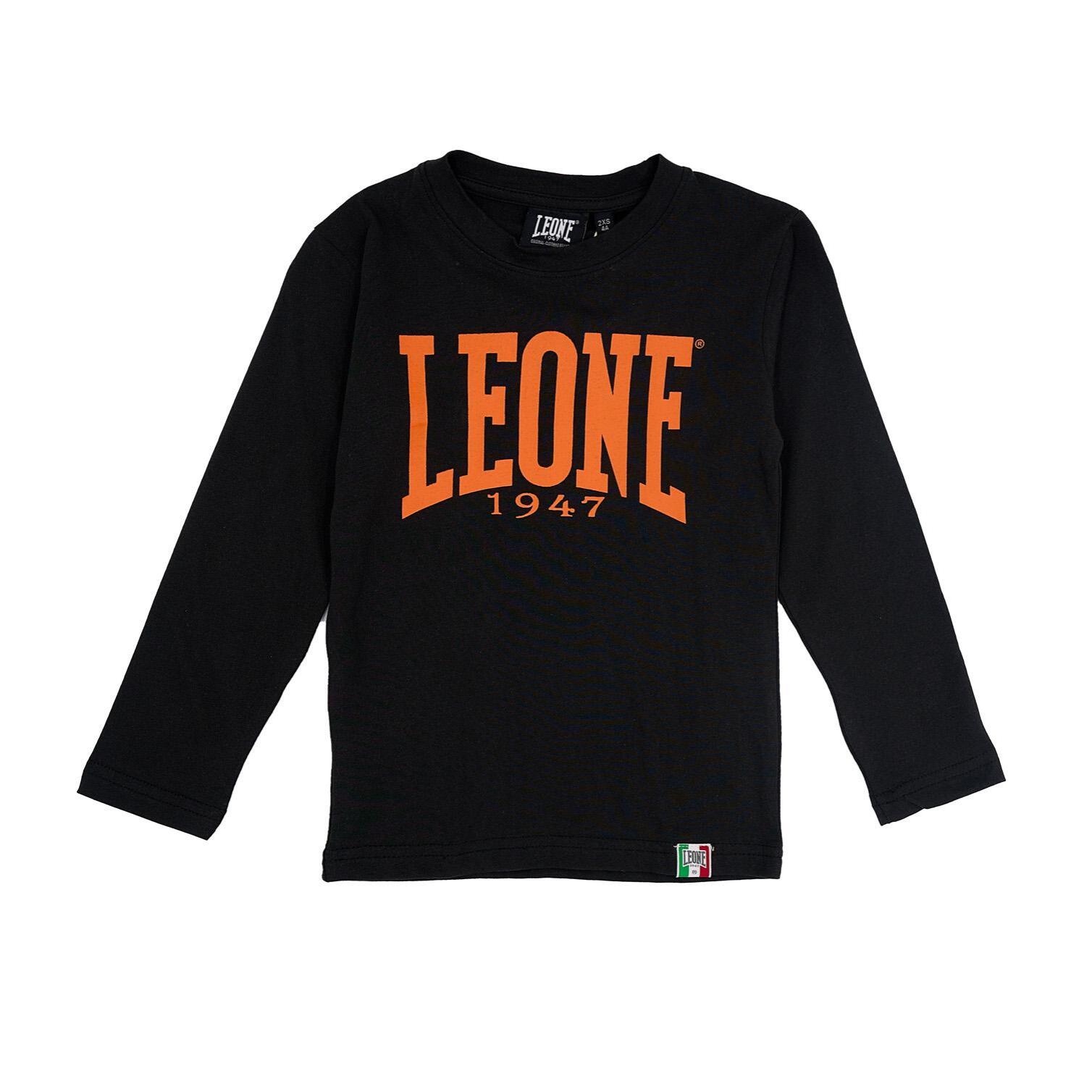 T-shirt Leone bambino con maniche lunghe Basic