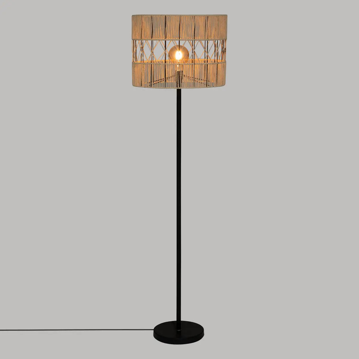 Lampadaire "Cosy" - métal - noir - H150 cm