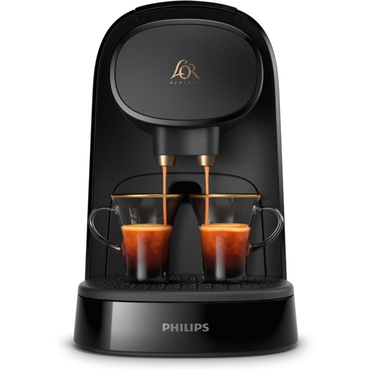 Cafetière à dosette PHILIPS LM8012/65 original noir +50 capsules