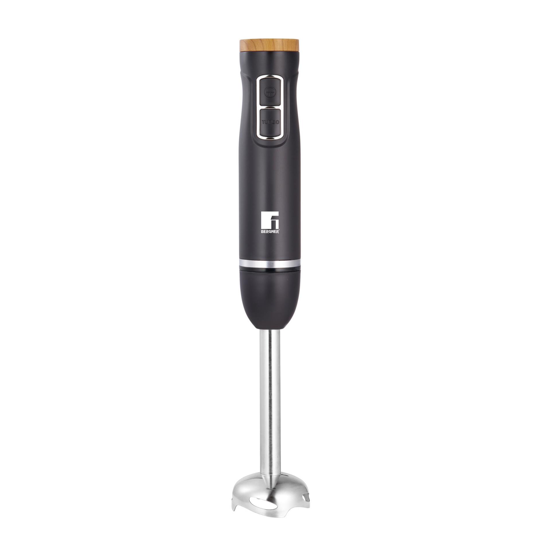 Batidora de mano olivar 1000w con 2 velocidades con picadora 600ml, varilla batidora, vaso medidor 600ml