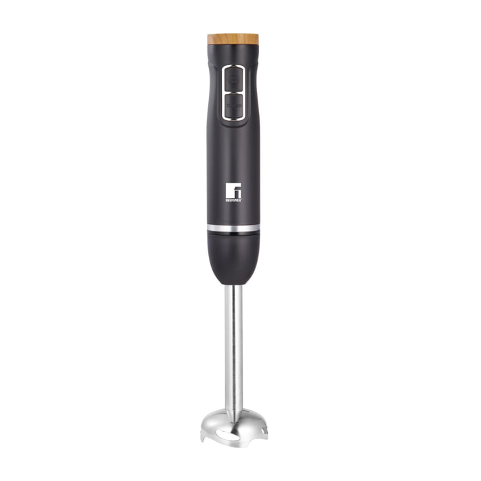Batidora de mano olivar 1000w con 2 velocidades con picadora 600ml, varilla batidora, vaso medidor 600ml