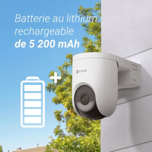 Pack sécurité EZVIZ 2 cam. HB8 Lite+ Panneau Solaire