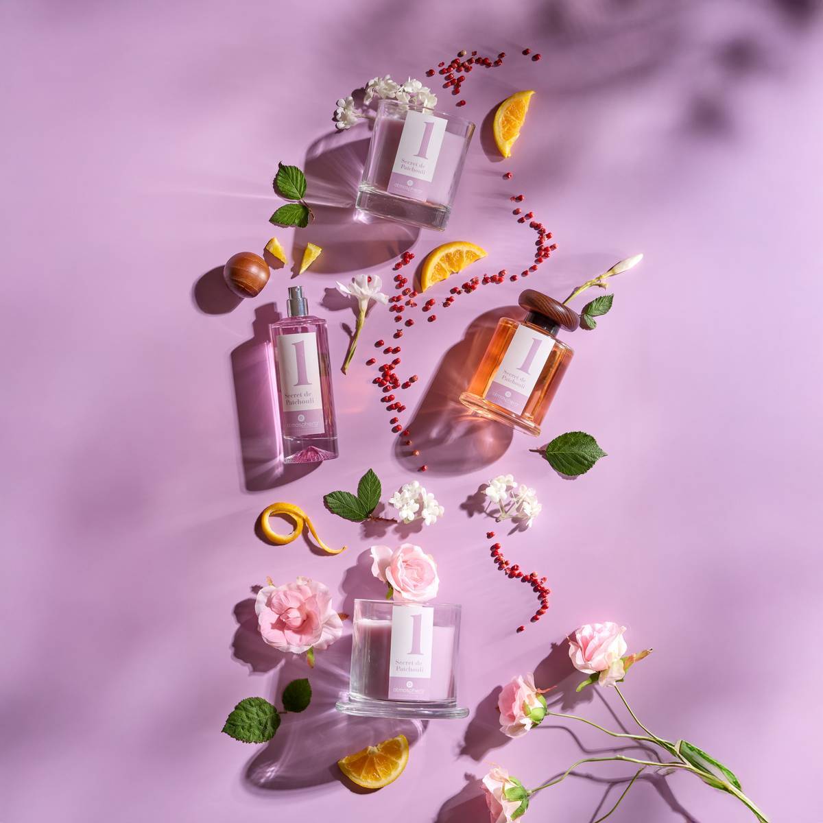 Bougie parfumée 180g Numia Secret de Patchouli