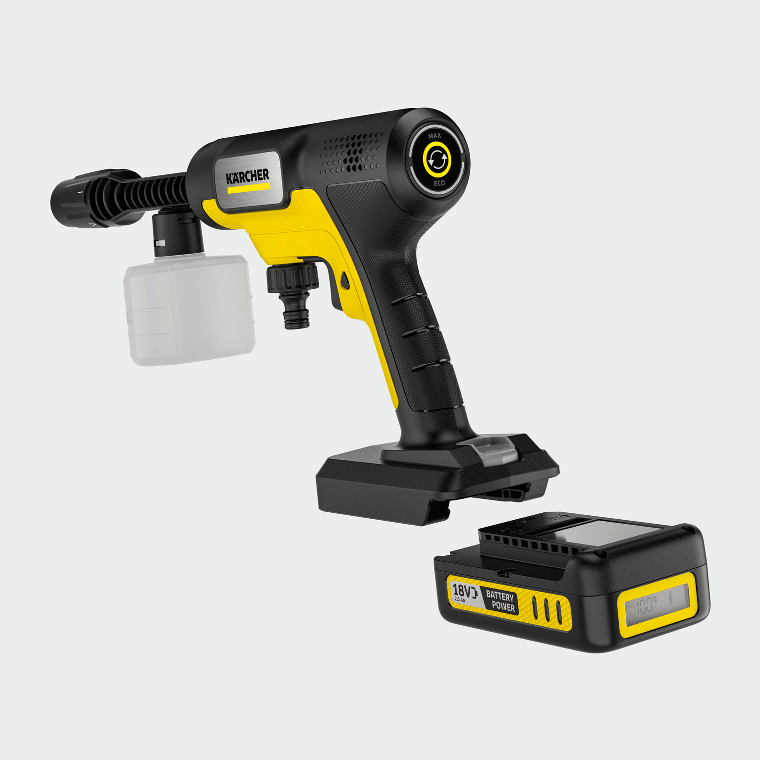 Nettoyeur pression sans fil KARCHER OC 7-18 avec batterie 18V - 24 bars / 200L/h