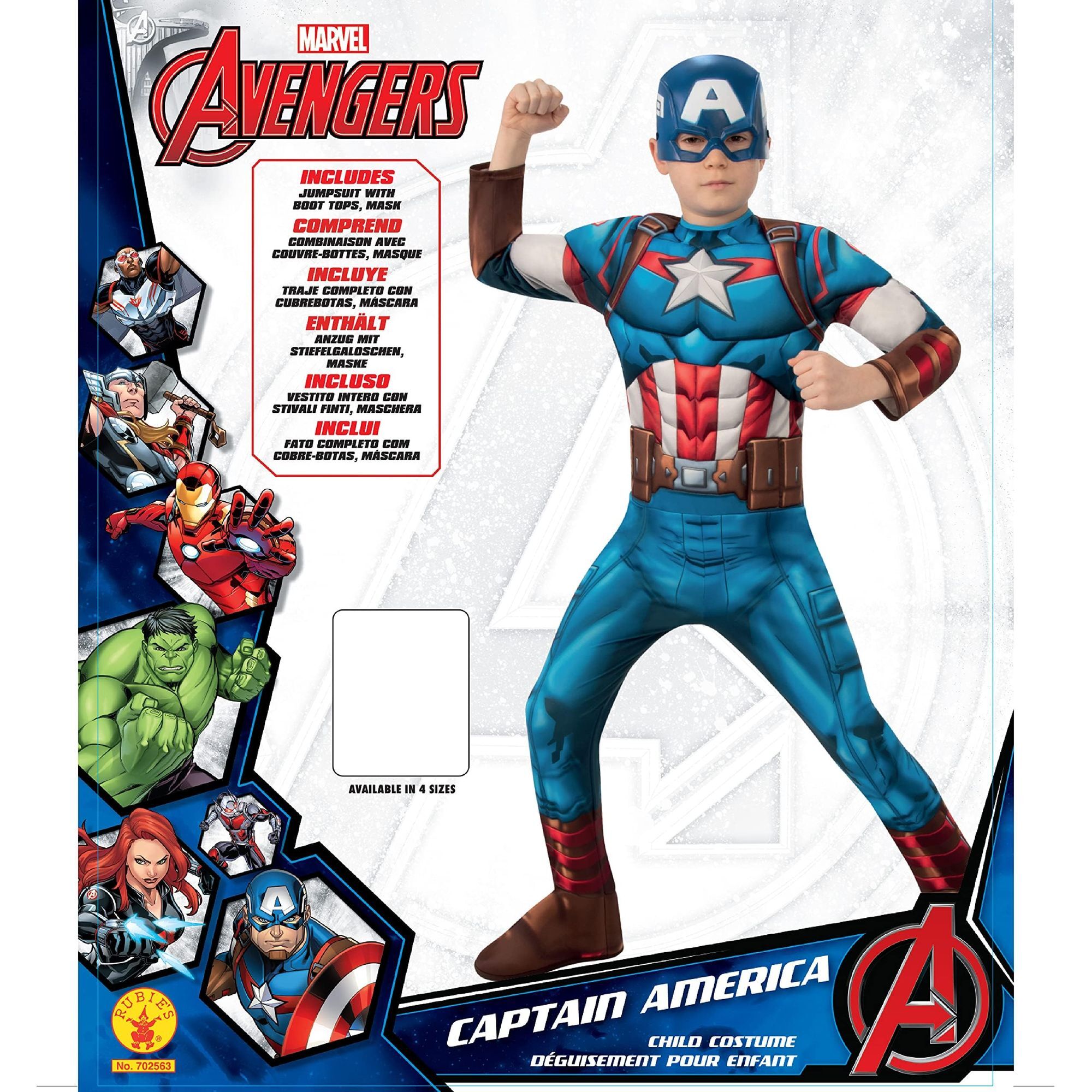 DISFRAZ CAPITAN AMERICA CLASSIC 1-2