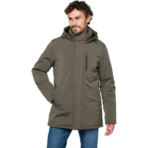 Chaqueta Hot Buttered térmica impermeable Nusakan verde militar