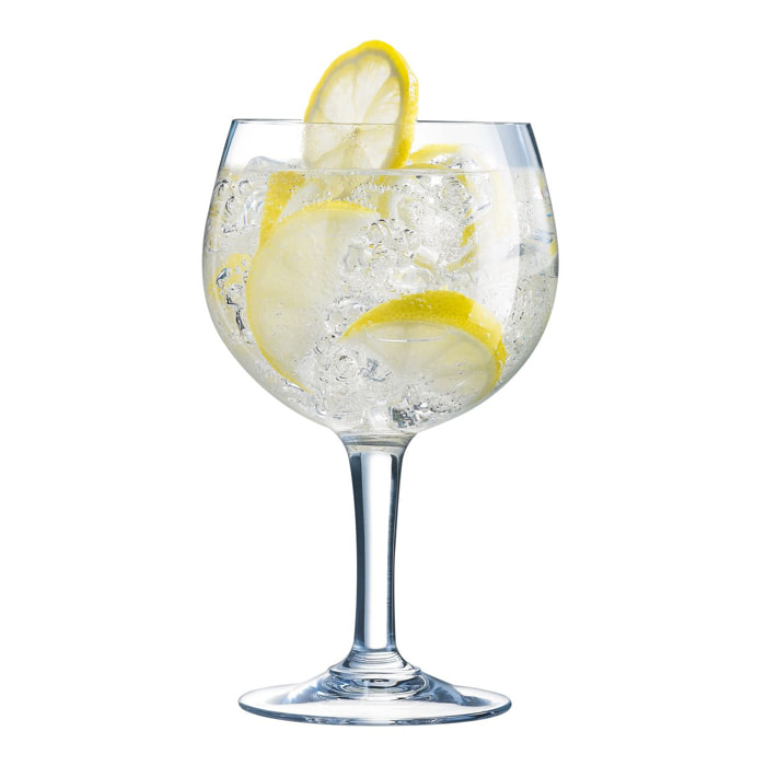 6 verres à pied 70cl