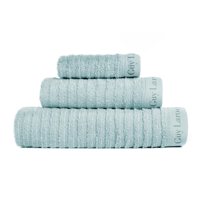 3 serviettes PALACE GUY LAROCHE - coton 550 g/m2 - bleu