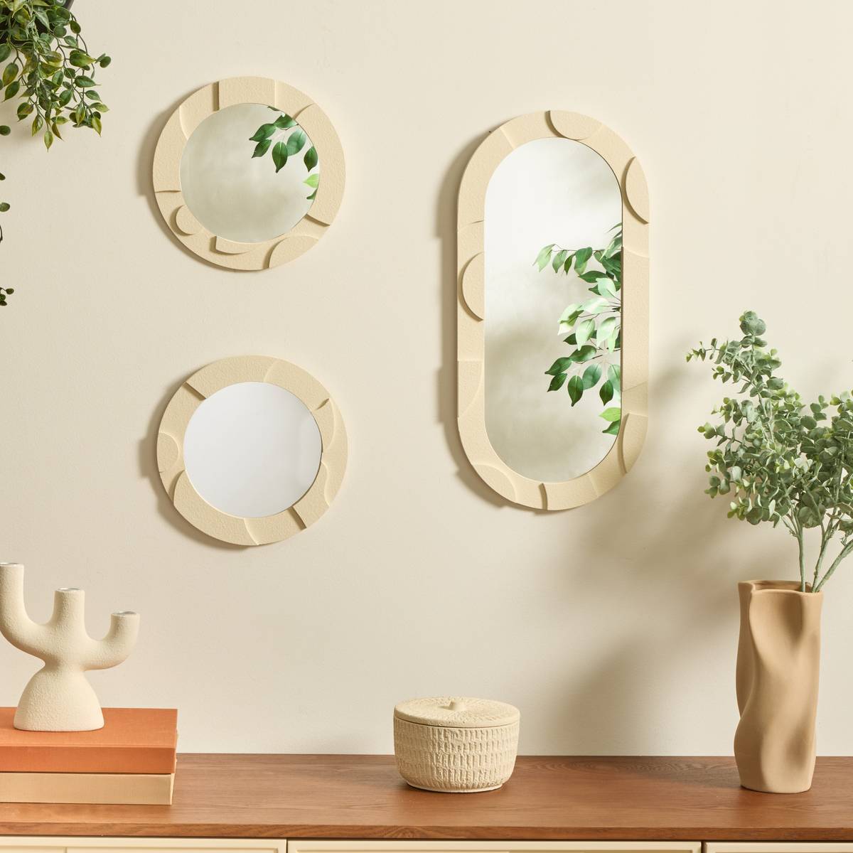 Lot de 3 miroirs Anny