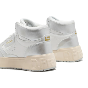 Zapatillas Altas Abotinadas de Mujer High Court Basic Silver / Silver D.Franklin