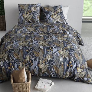 Parure housse de couette imprimé 100% coton - emali