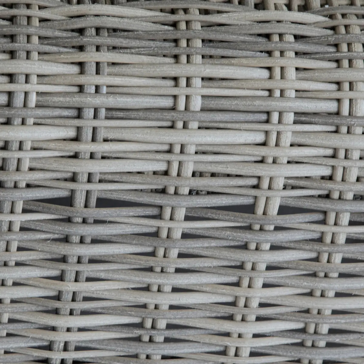 Pouf de jardin "Mooréa" terre d'ombre en aluminium traité époxy et résine tressée