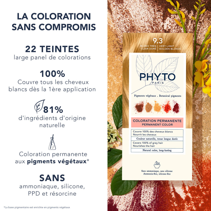 Kit Coloration - Coloration Permanente 9.3 Blond Très Clair Doré