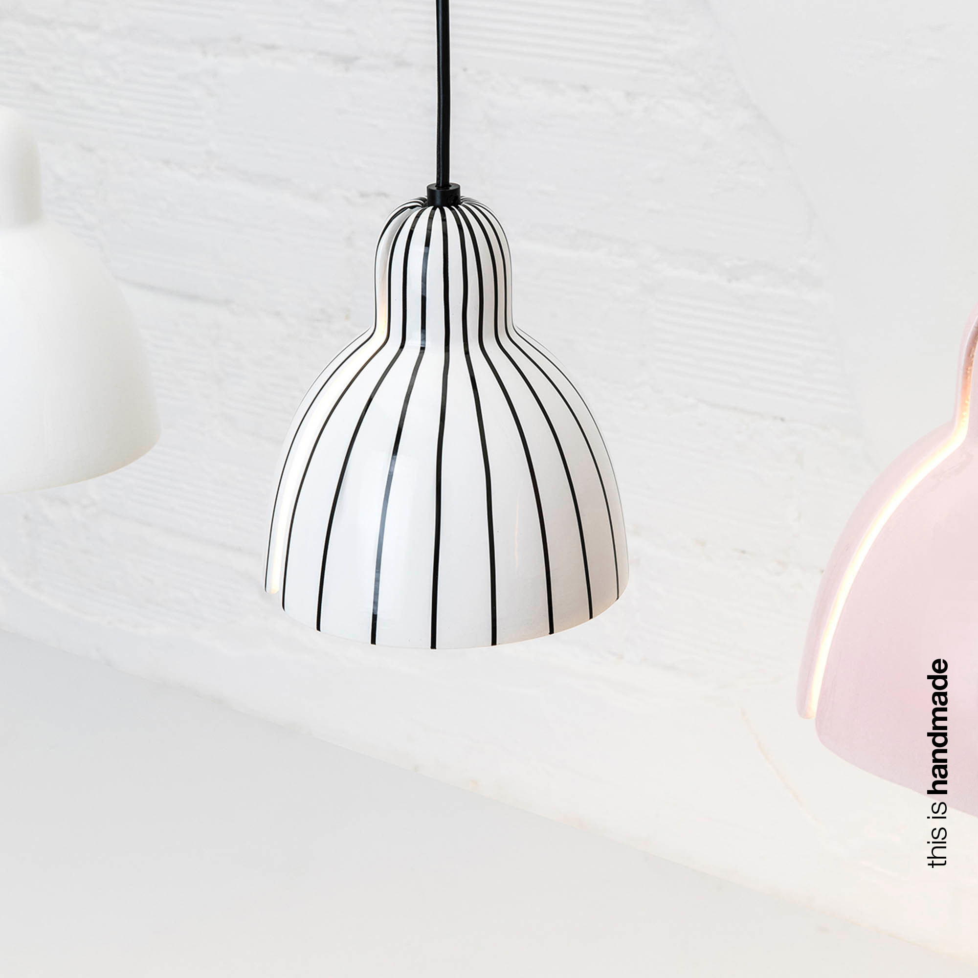 VENICE Lampe suspension rayures