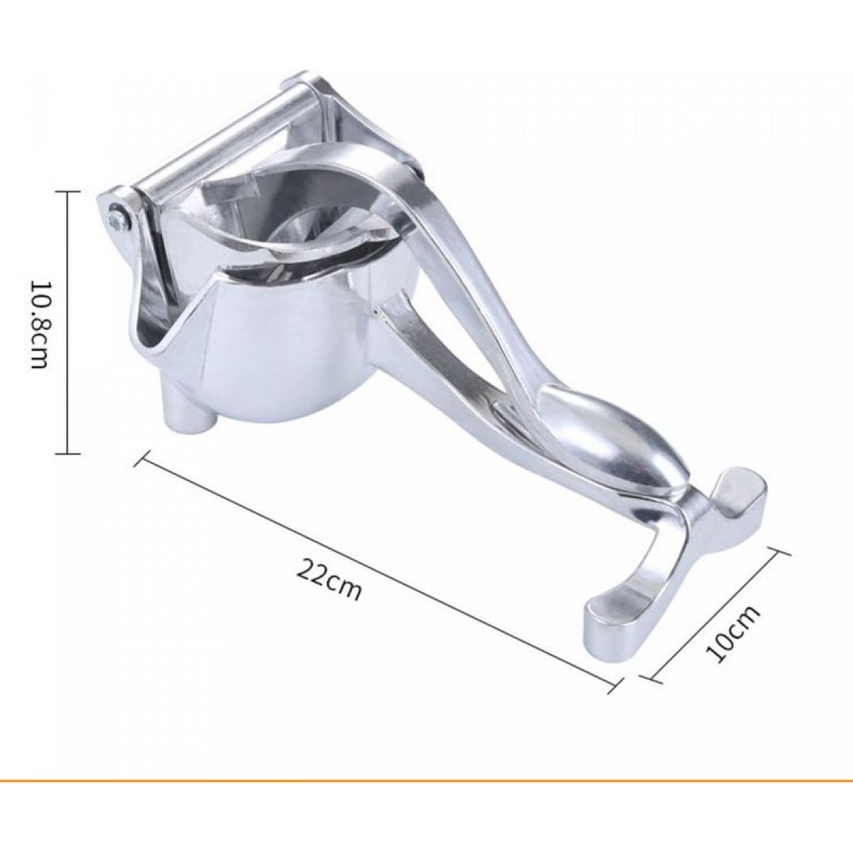 Presse-agrumes manuel en aluminium Herzberg HG8108