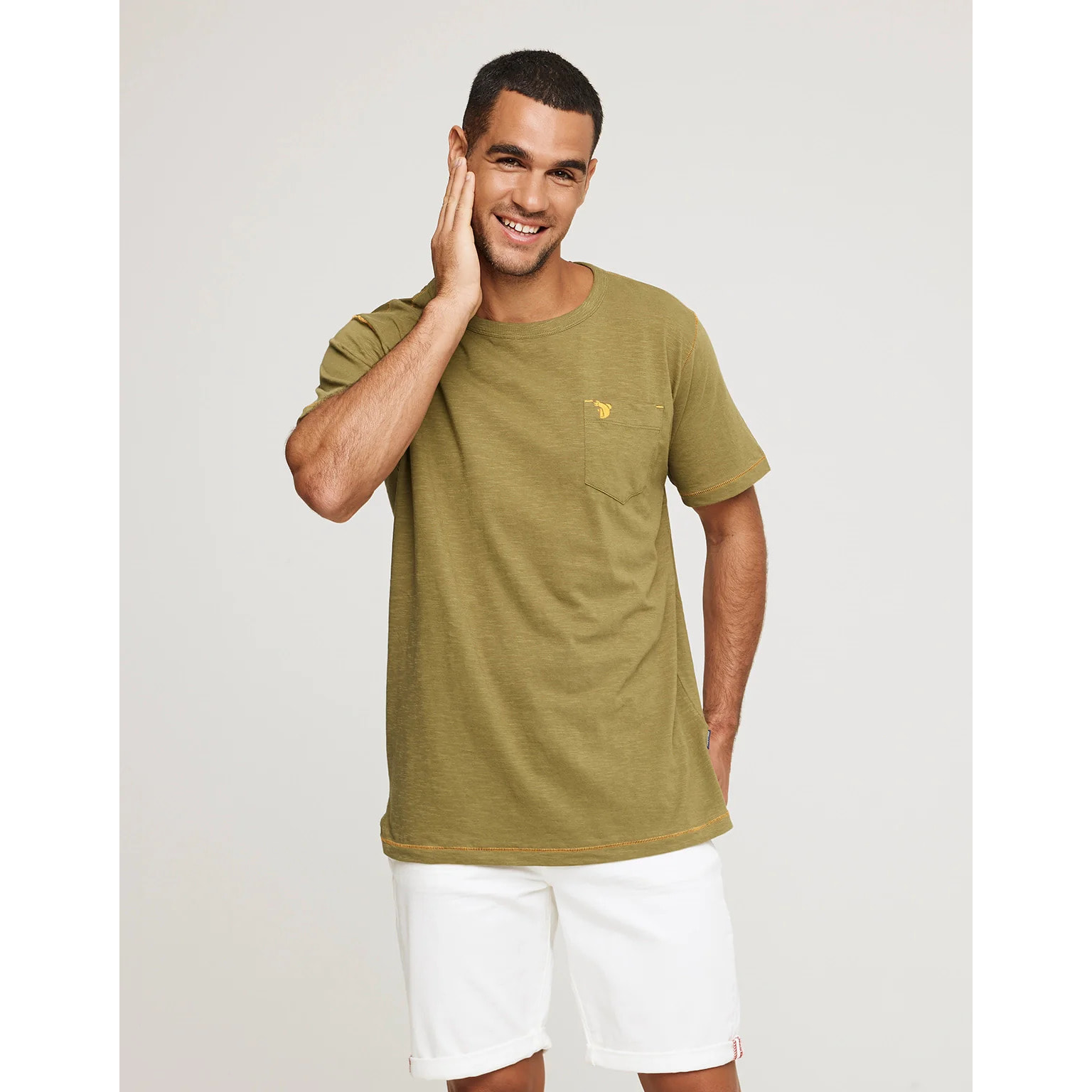 Camiseta Manga Corta Caqui - Darwin