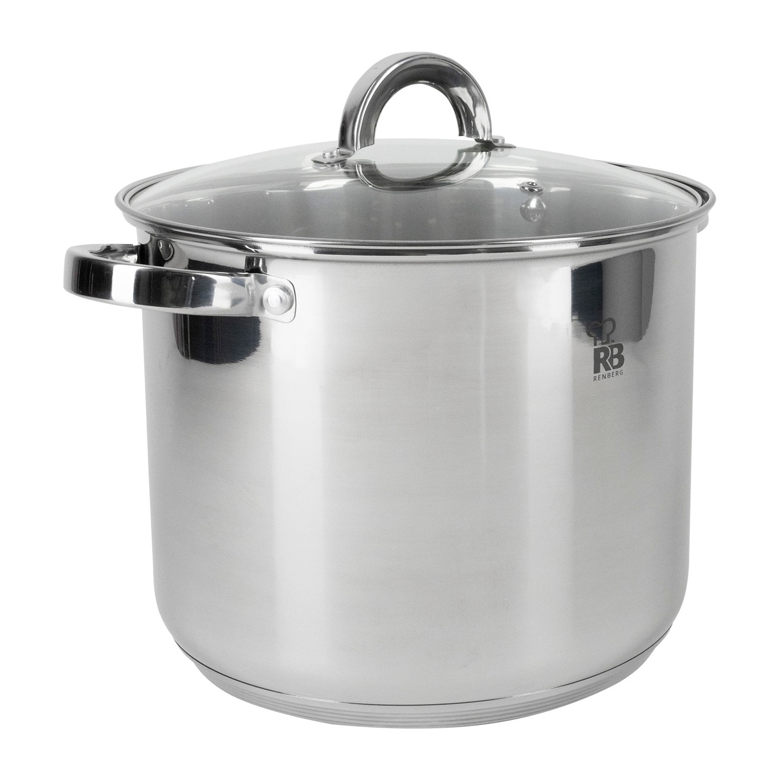 Batería de cocina 8 piezas en acero inoxidable Renberg