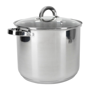 Batería de cocina 8 piezas en acero inoxidable Renberg