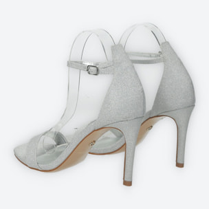 Sandali Donna Tata Italia Argentato