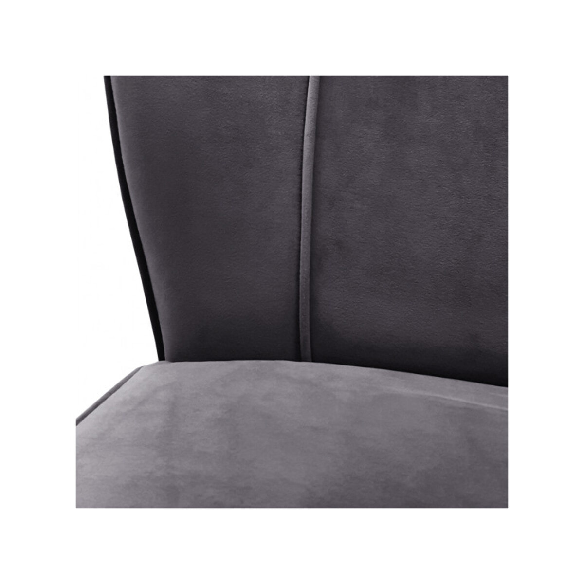 Fauteuil crapaud en velours bleu et piètement en bois - 2 coloris - LILLY