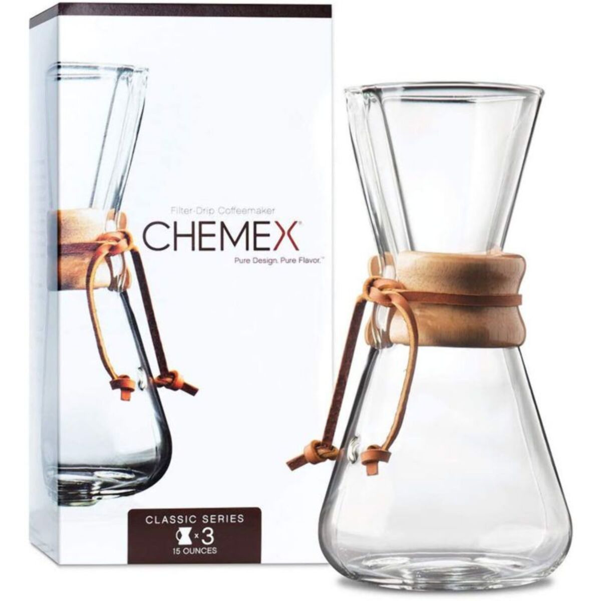 Cafetière CHEMEX 1 à 3 tasses