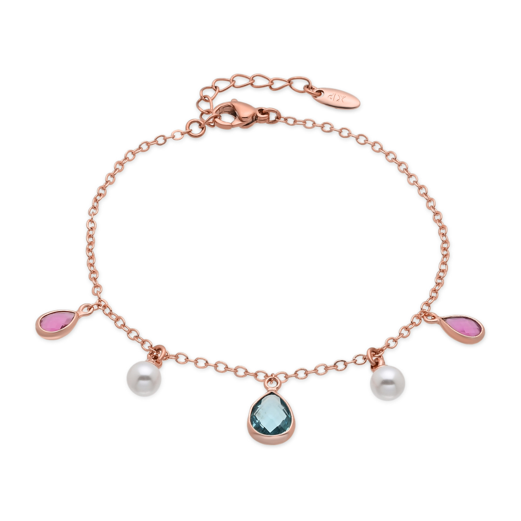Pulsera Cainhtsi acabado oro rosa 18k