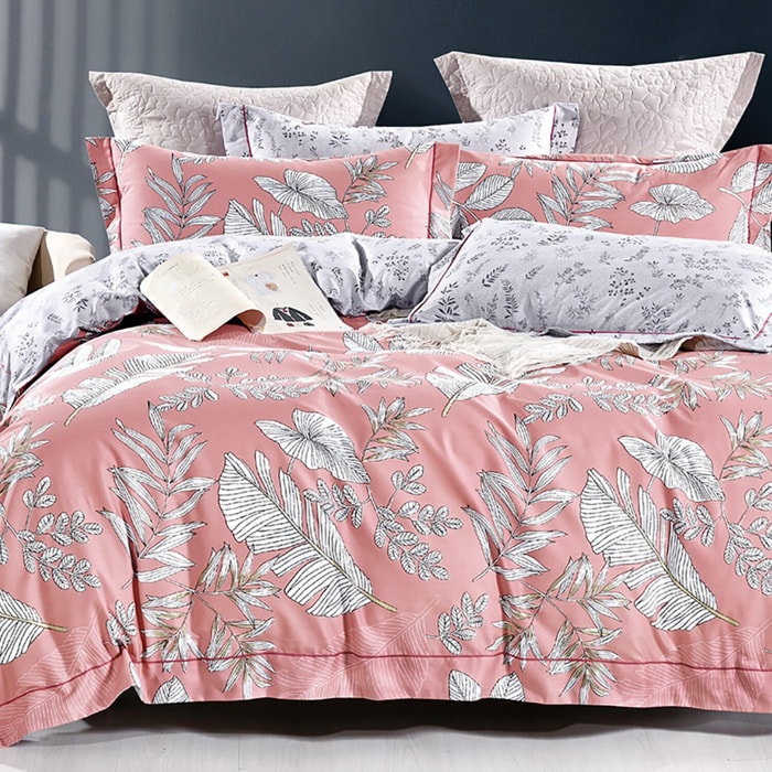 Parure housse de couette en polycoton - naêva