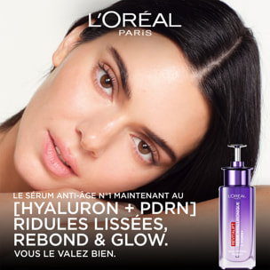 L’Oréal Paris, Sérum Anti-Rides Hyaluron PDRN+ Revitalift, boost d’hydratation rapide pour une peau lisse et éclatante, PDRN Fil