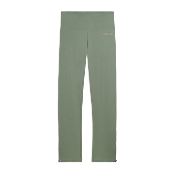 Pantaloni Sportivi in Jersey Stretch con Fondo Regolabile
