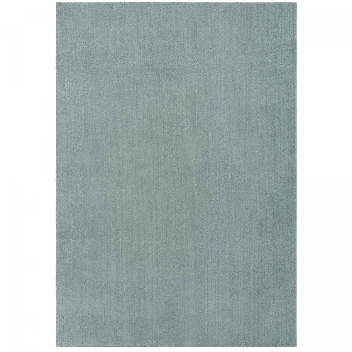 Tapis salon MITA, soft et soyeux, tapis uni à l'aspect Shaggy